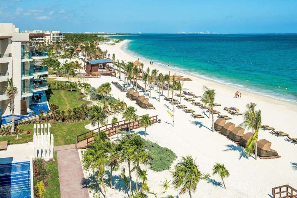 Een foto van het strand bij Royalton Riviera Cancun