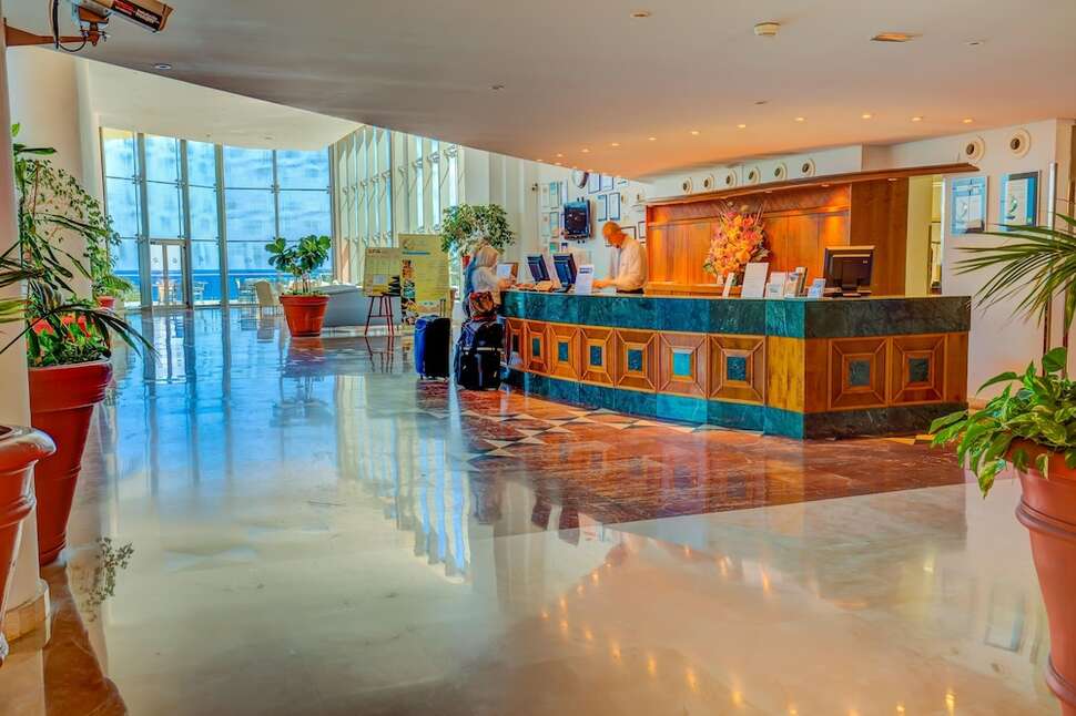 Een foto van het interieur van SBH Hotel Costa Calma Palace