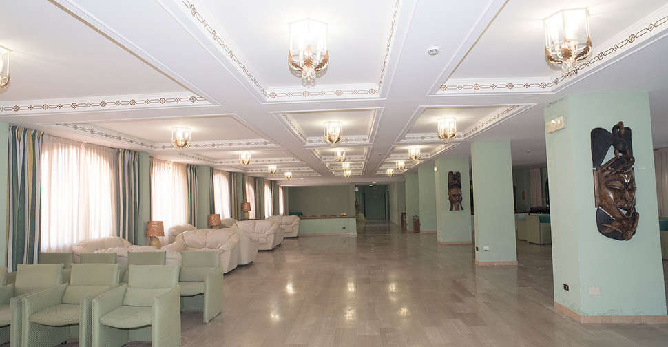 Een foto van het interieur van Hopps Hotel
