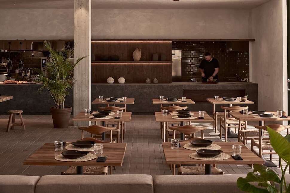 Een foto van de faciliteiten bij Theros All Suite Hotel