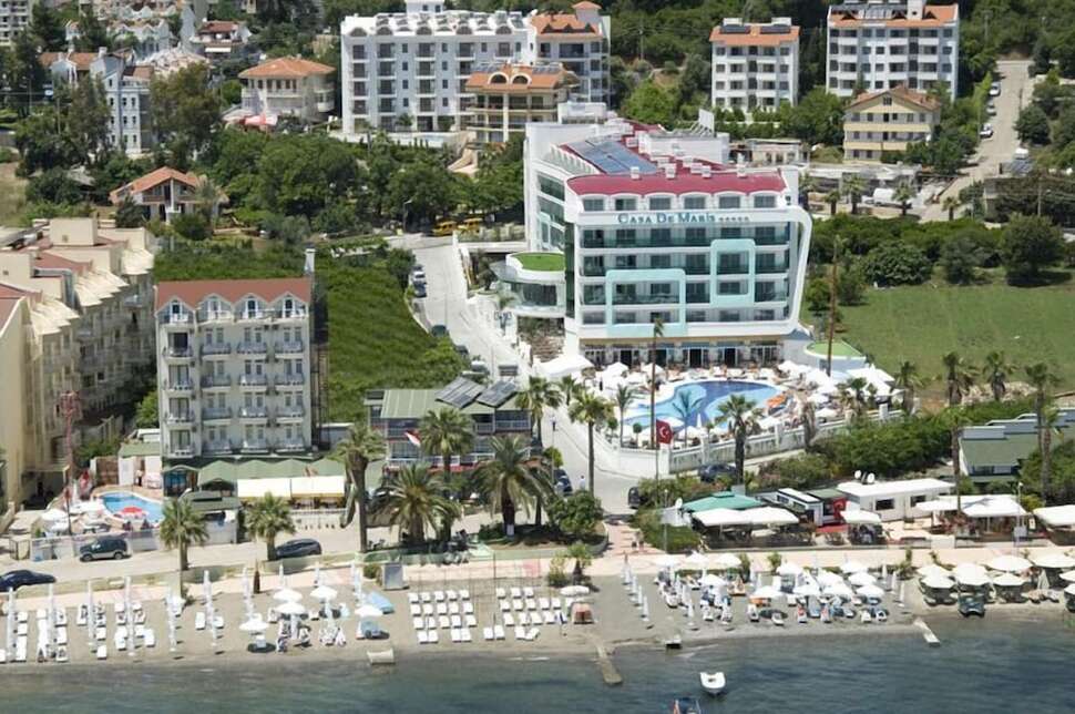 Ein Foto von der Außenansicht des Casa de Maris Spa & Resort