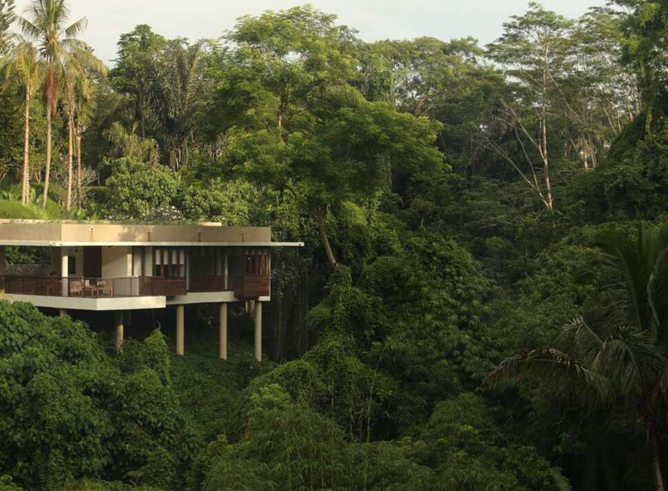 Ein Foto von der Außenansicht des Alila Ubud
