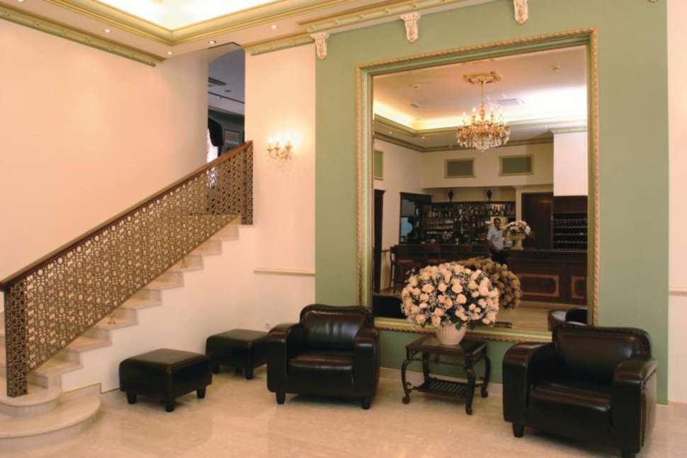 Een foto van het interieur van Hotel Val