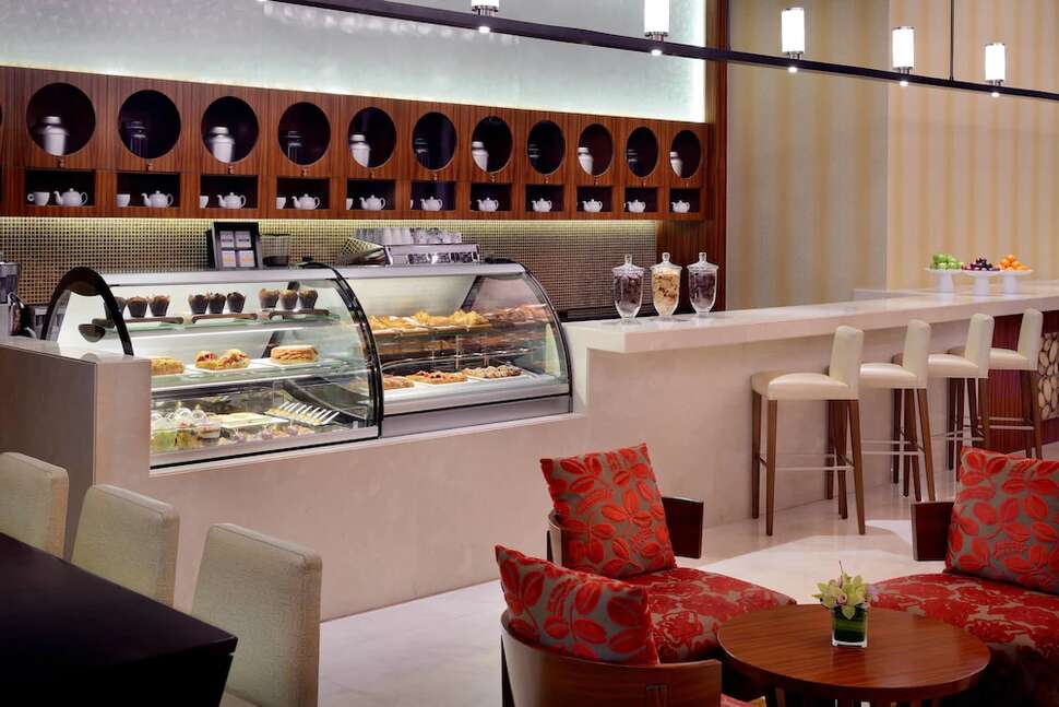 Ein Foto von den Einrichtungen im Marriott Hotel Al Jaddaf
