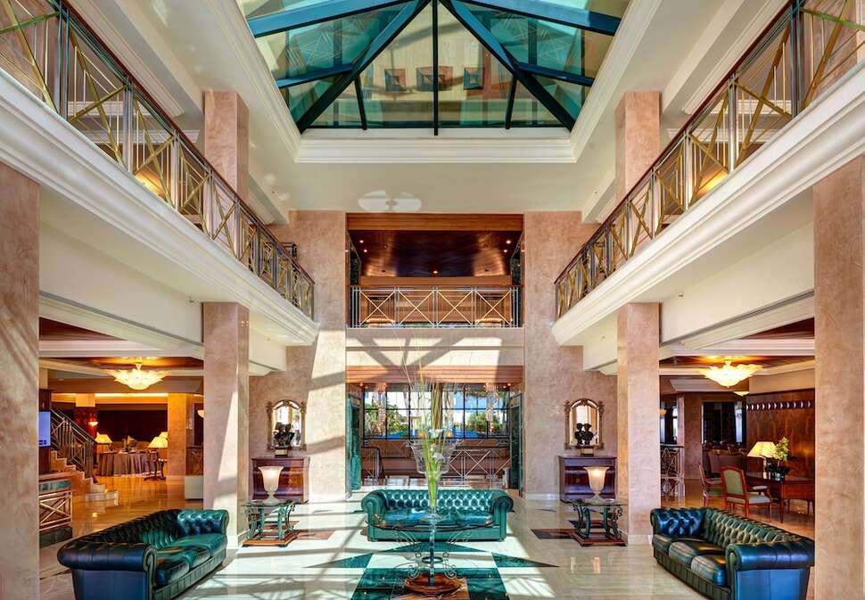 Een foto van het interieur van Hipotels Hipocampo Palace & Spa Hotel