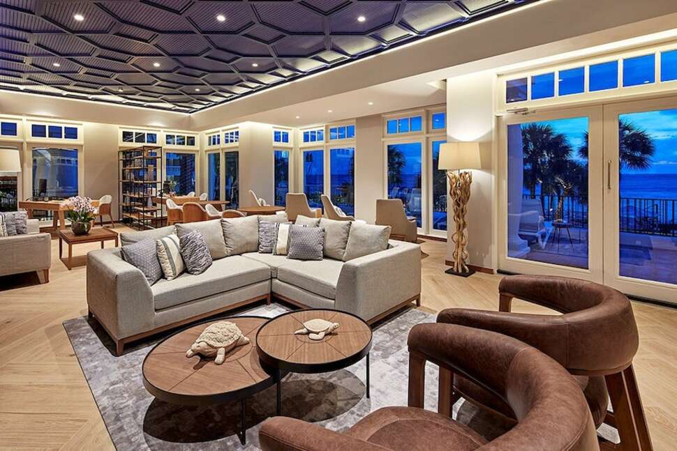 Een foto van het interieur van Curacao Marriott Beach Resort