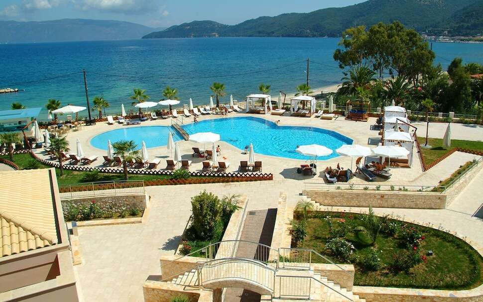 Ein Foto vom Pool im Ionian Emerald Resort