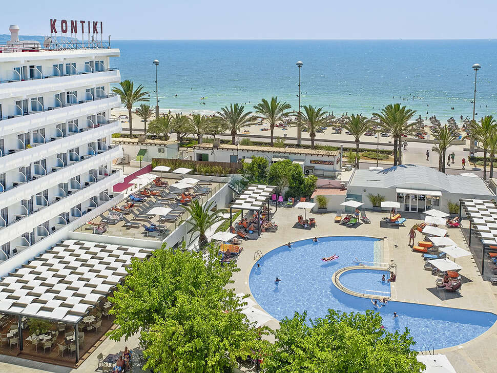 Een foto van het zwembad bij Allsun Hotel Kontiki Playa