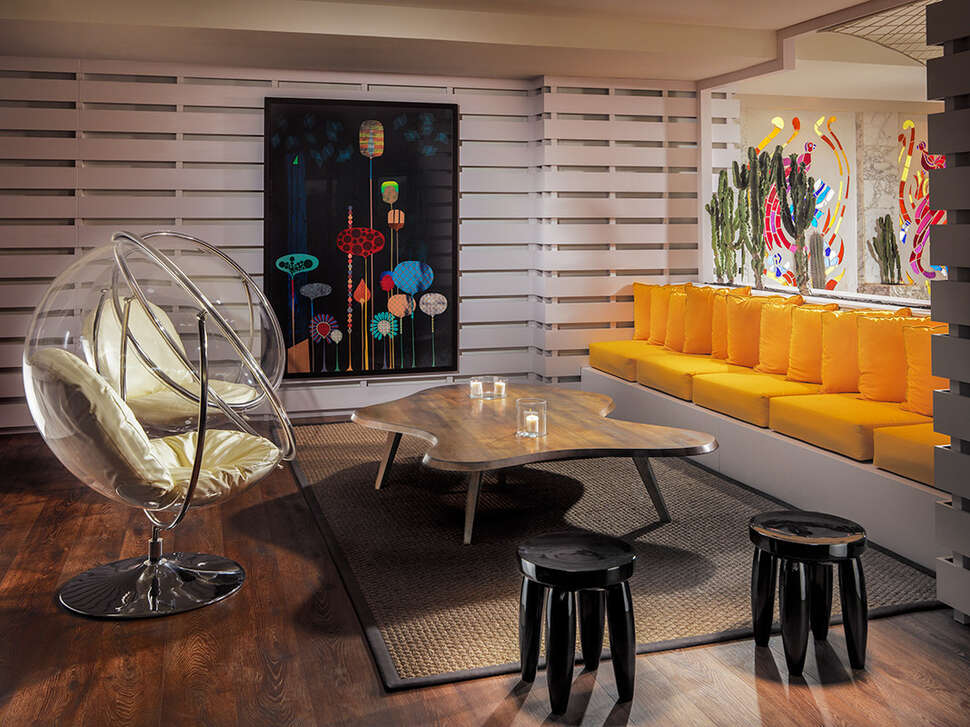 Een foto van het interieur van H10 Lanzarote Princess