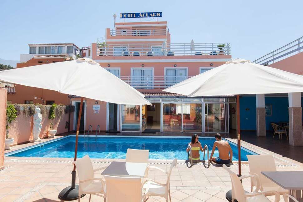 Een foto van het zwembad bij Globales Acuario Hotel
