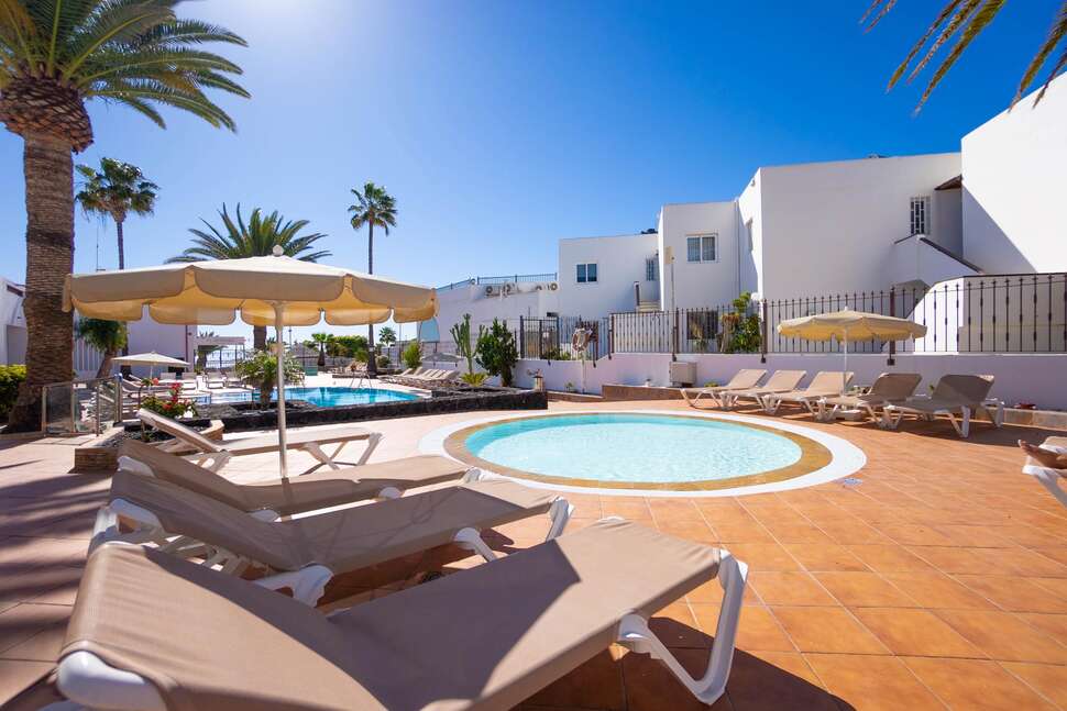 Ein Foto vom Pool im Apartments Flamingo