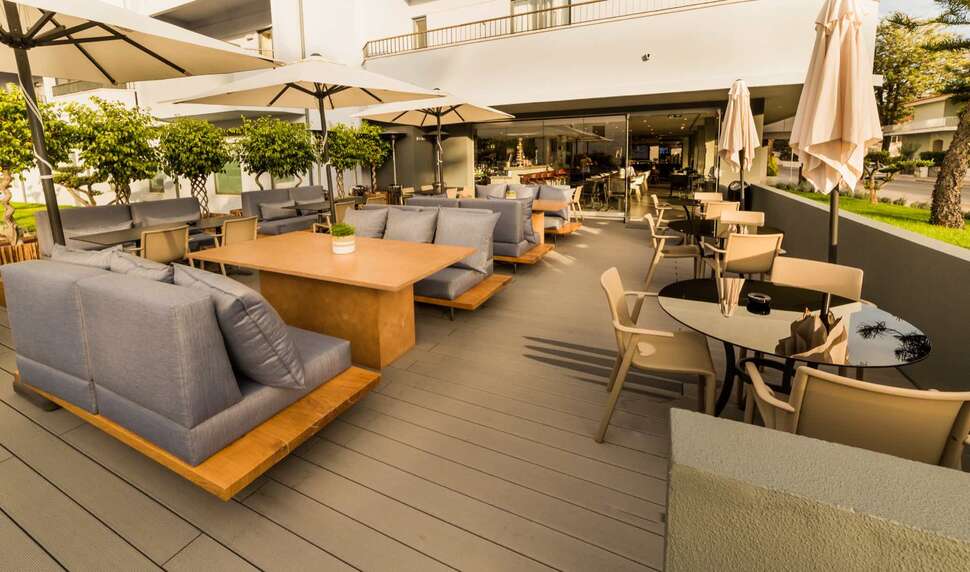 Een foto van het terras bij The Prime Energize