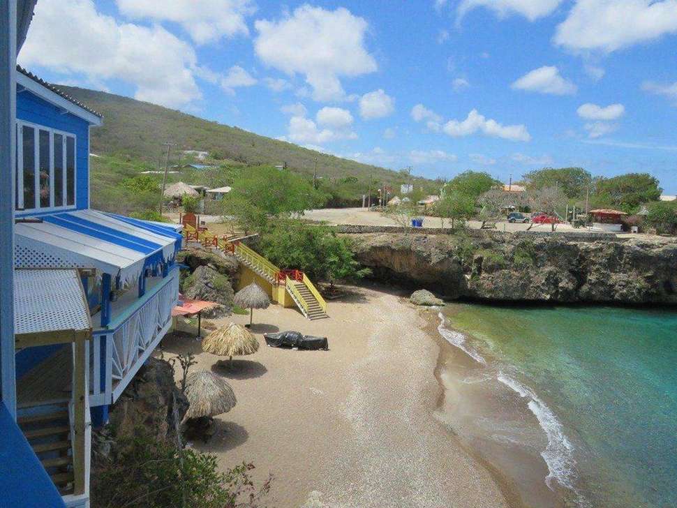 Ein Foto vom Strand beim Rancho el Sobrino & Blue View Apartments