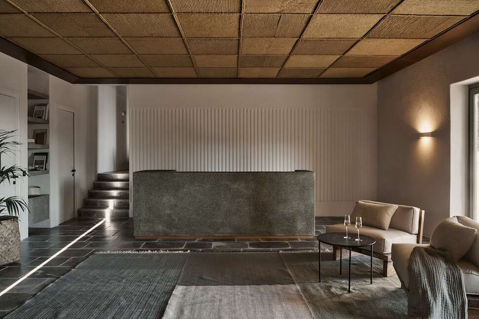 Een foto van het interieur van Archipelagos All Suites