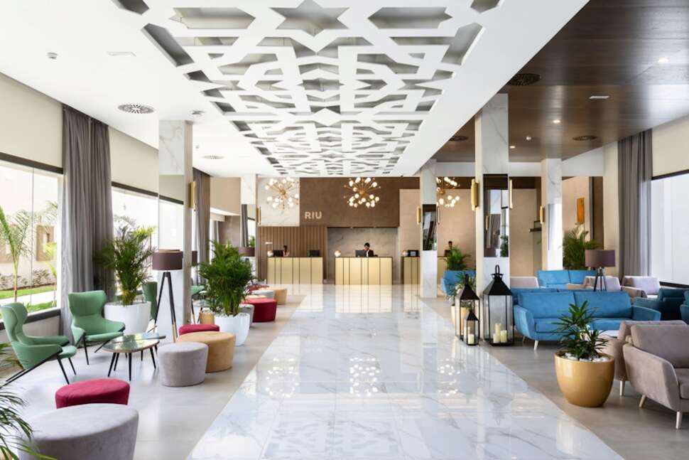 Een foto van het interieur van Riu Palace Boavista