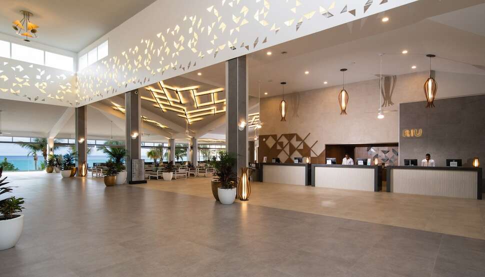 Een foto van het interieur van Riu Ocho Rios