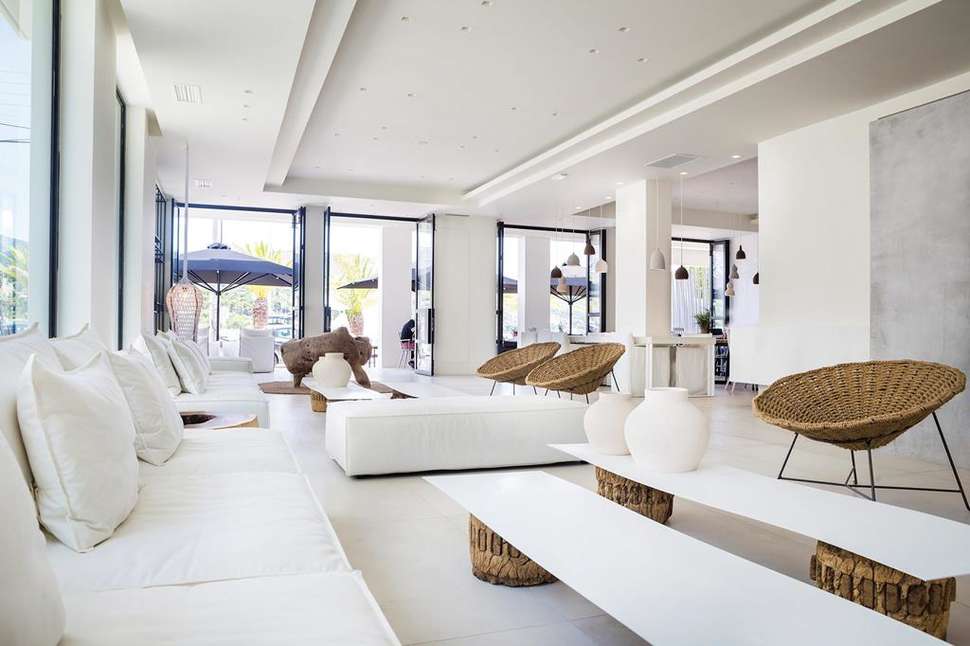 Een foto van het interieur van Kefalonia Grand Hotel