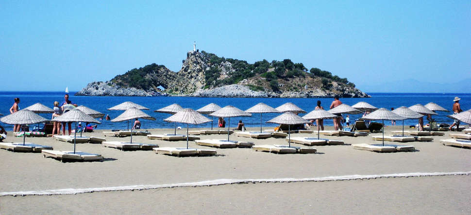 Een foto van het strand bij Dalyan Grand Aparthotel
