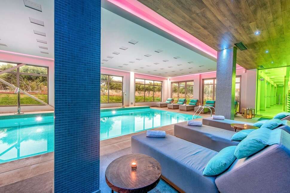 Ein Foto vom Pool im Stella Village Seaside Hotel