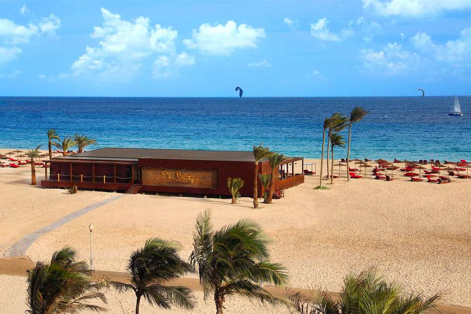 Een foto van het strand bij Hilton Cabo Verde Sal Resort