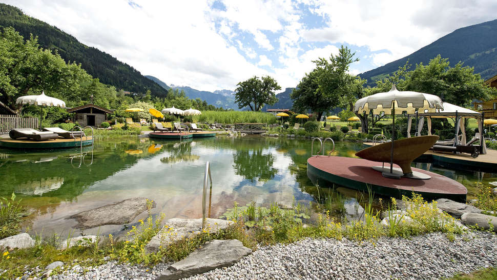 Ein Foto von der Außenansicht des Landgut Zapfenhof