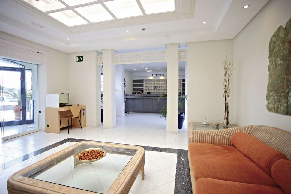 Een foto van het interieur van Sandos Atlantic Gardens