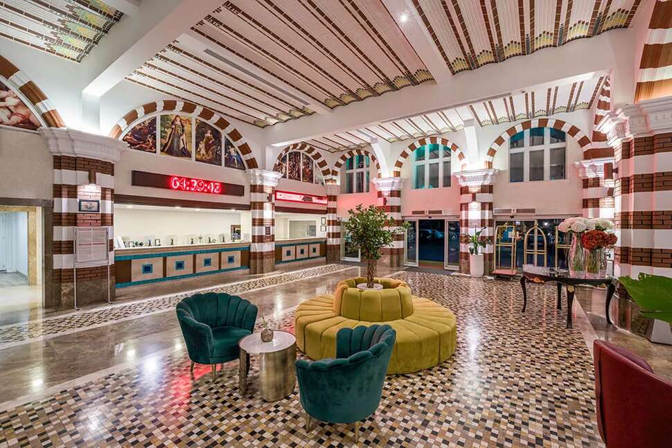 Een foto van het interieur van Orange County Kemer Resort Hotel