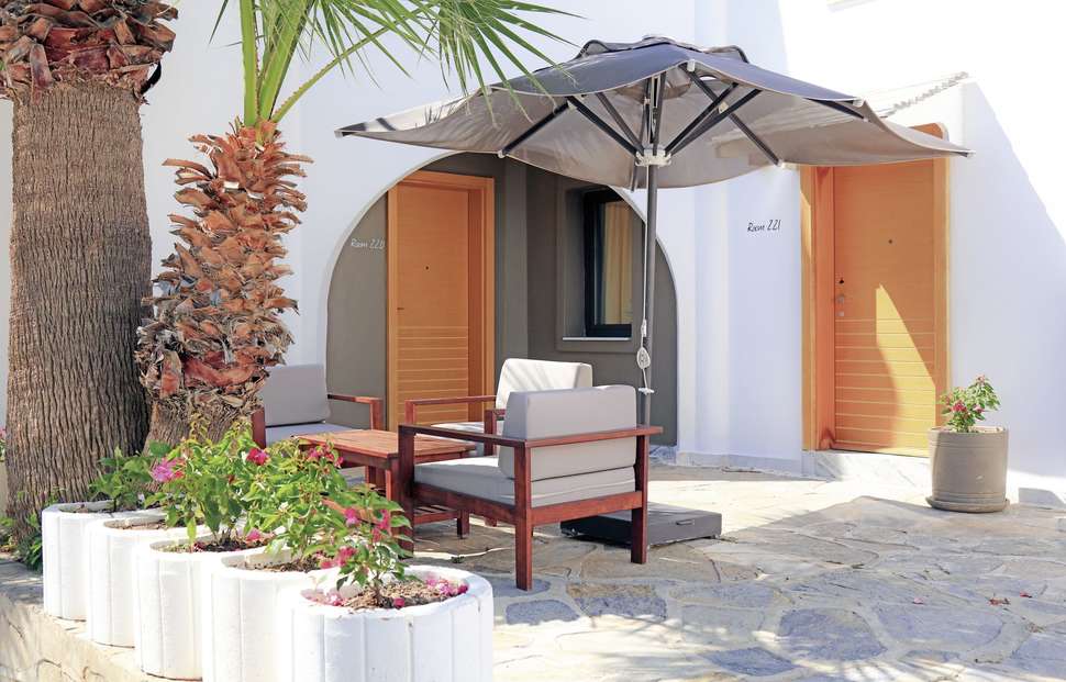 Een foto van het terras bij Senses Hotel Bodrum