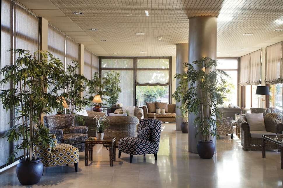 Een foto van het interieur van Hotel Luna Club