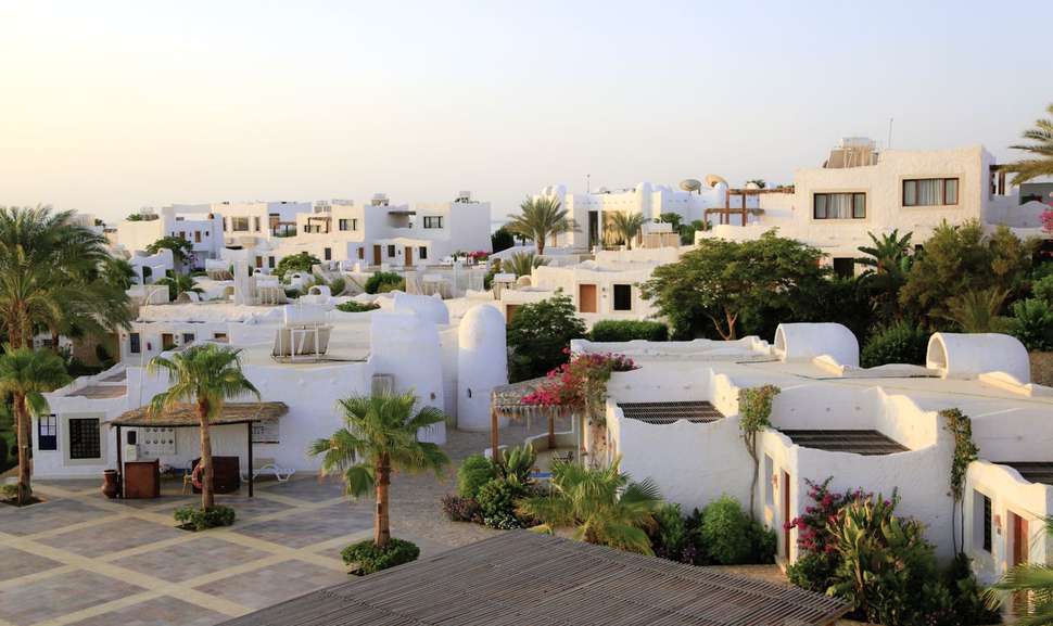 Een foto van de buitenkant van Sharm Club Beach Resort