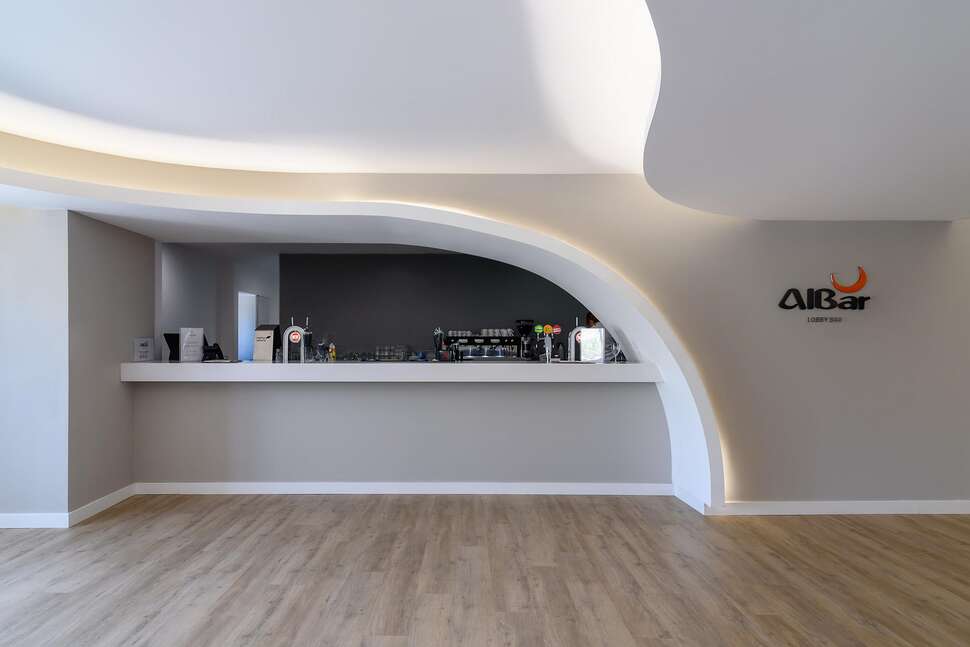 Een foto van het interieur van Jupiter Albufeira Hotel