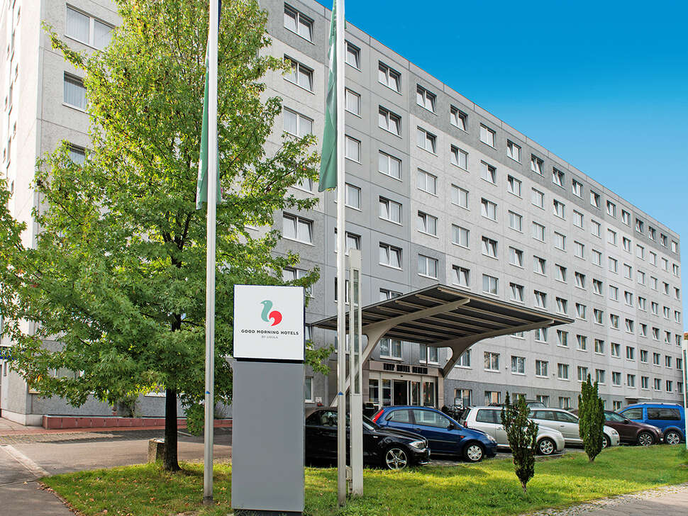 Een foto van de buitenkant van Tryp by Wyndham Berlin City East