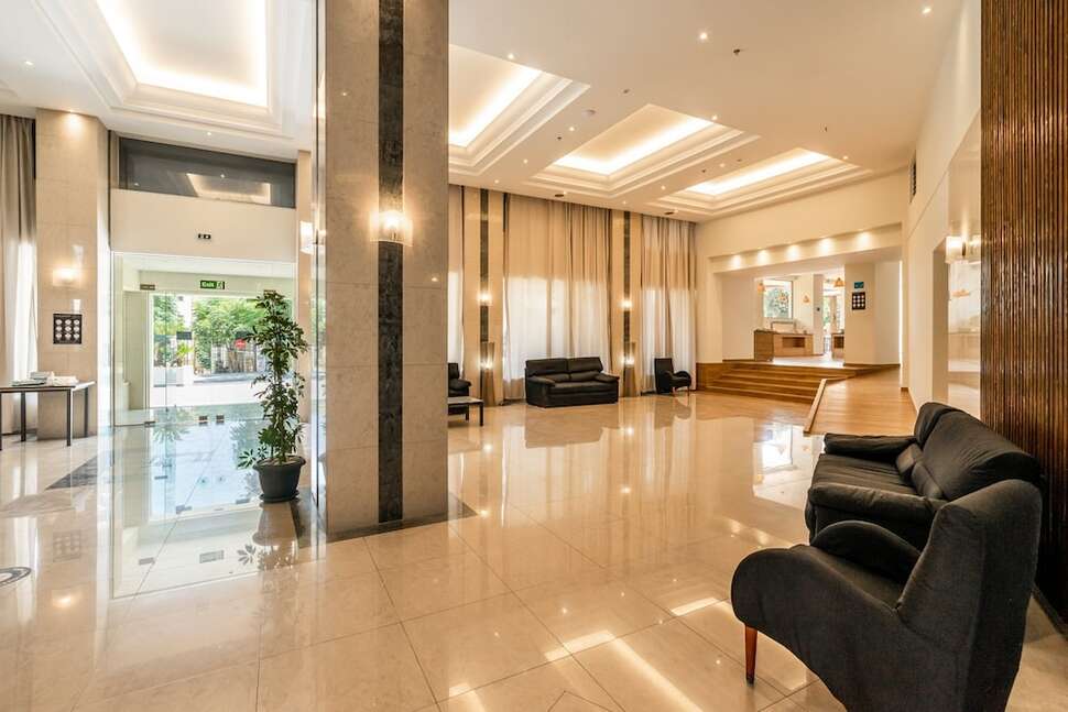 Een foto van het interieur van Castellum Suites