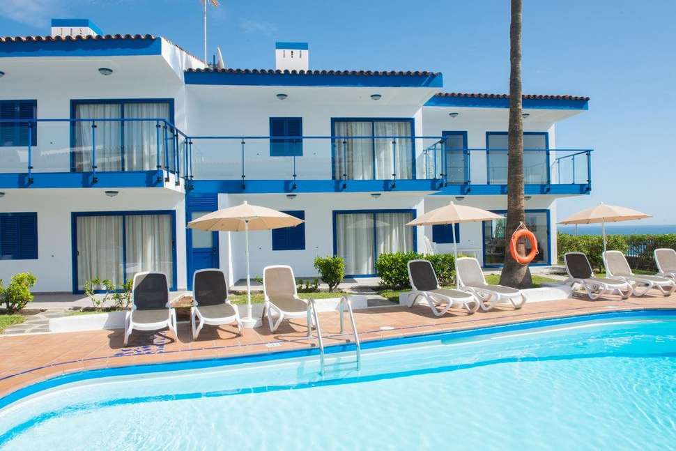 Ein Foto vom Pool im Apartments Los Caribes I