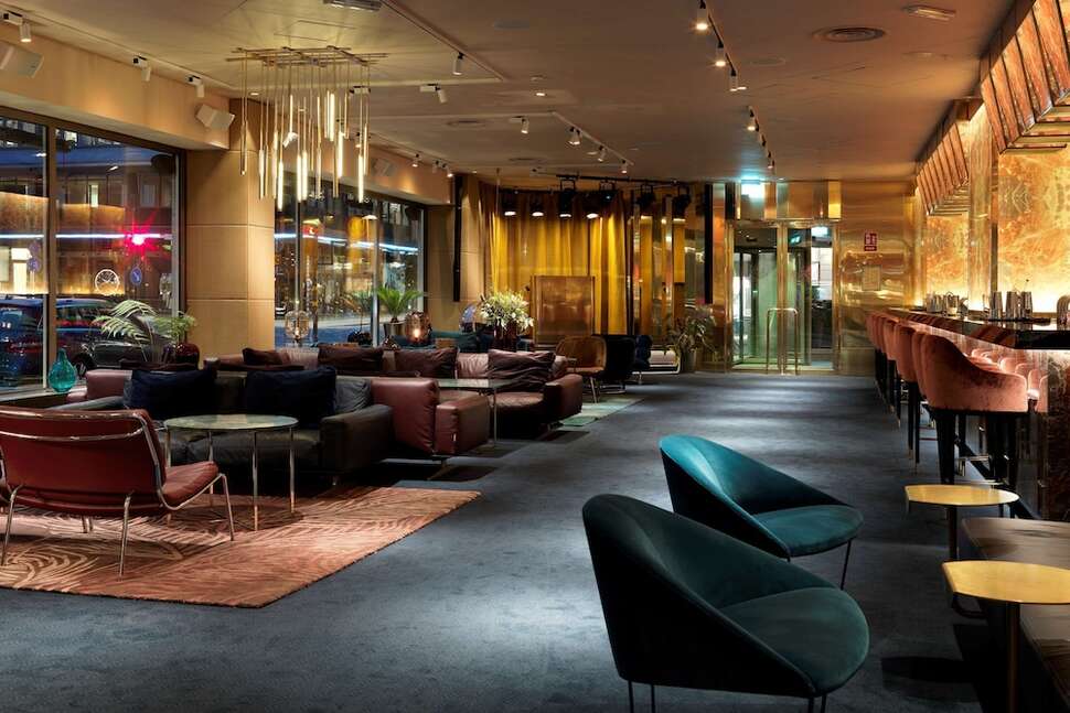 Een foto van het interieur van Scandic Anglais