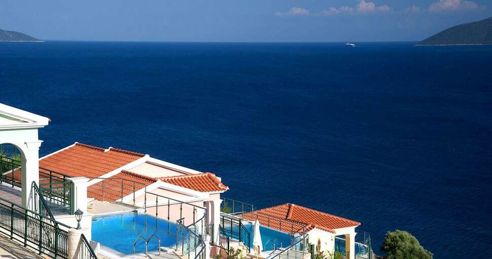 Een foto van het zwembad bij Hotel Kefalonia Bay Palace