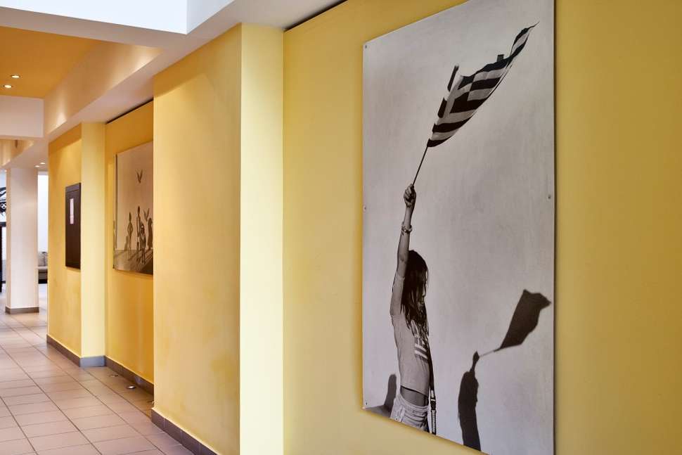 Een foto van het interieur van Arion Athens Hotel