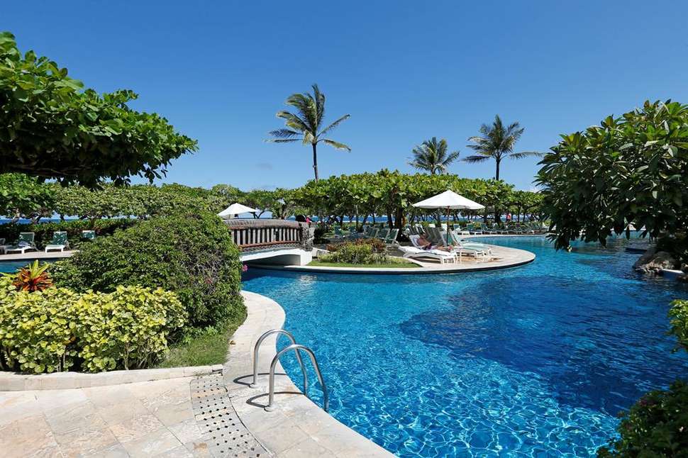 Een foto van het zwembad bij Grand Hyatt Bali
