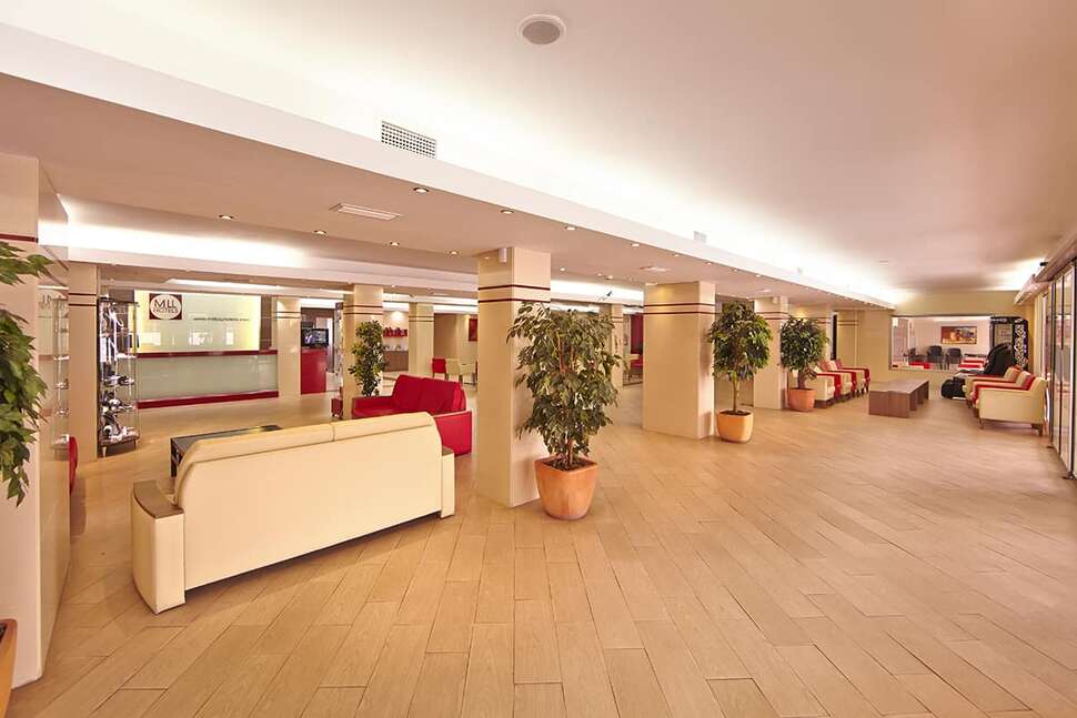 Een foto van het interieur van Hotel Caribbean Bay