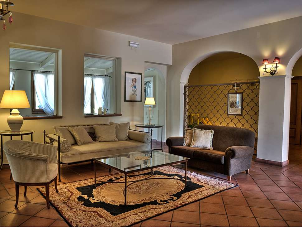 Een foto van het interieur van Casa delle Monache