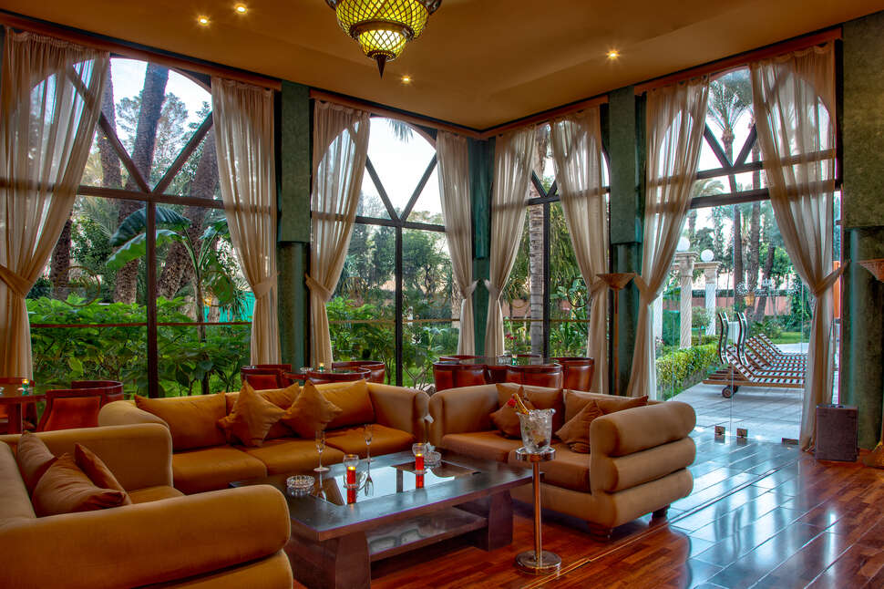 Een foto van het interieur van Royal Mirage Deluxe Hotel