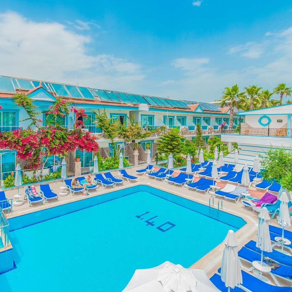 Een foto van het zwembad bij Side Sunberk Hotel