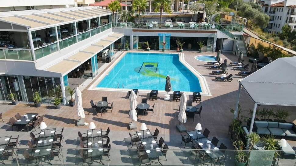 Ein Foto vom Pool im Elite World Kusadasi