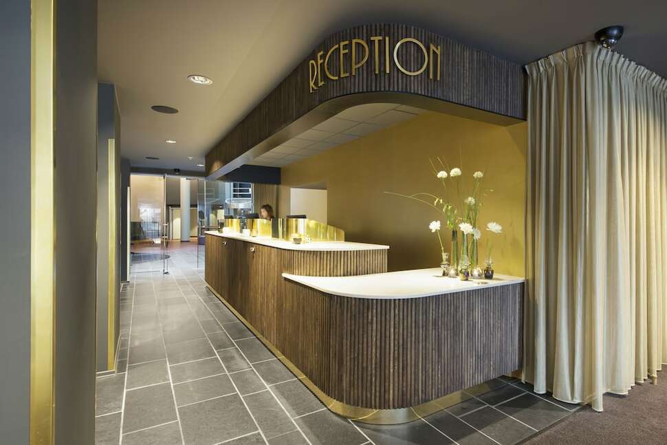 Een foto van het interieur van Scandic St. Olavs Plass