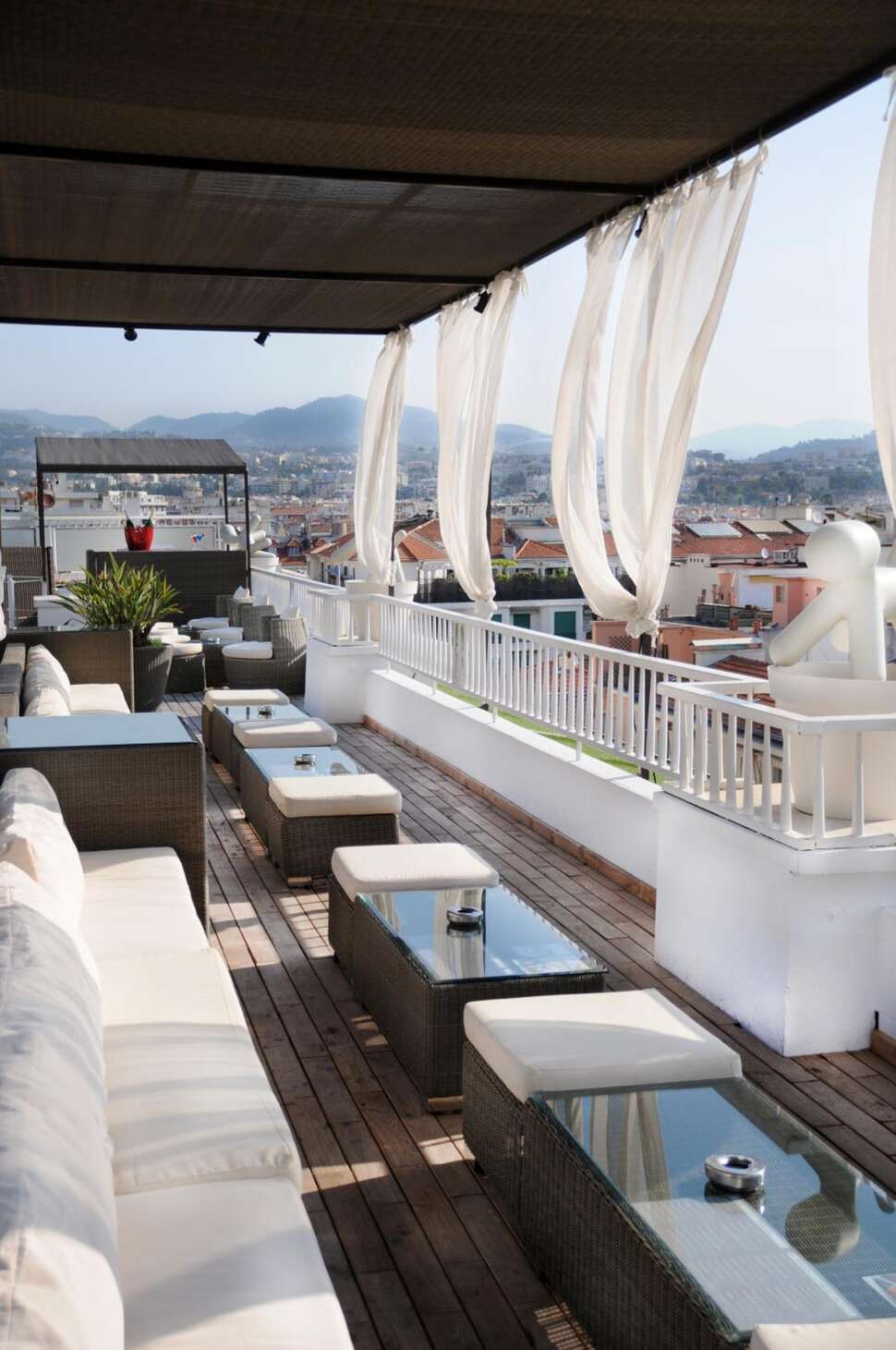 Ein Foto von der Terrasse im Splendid Hotel & Spa