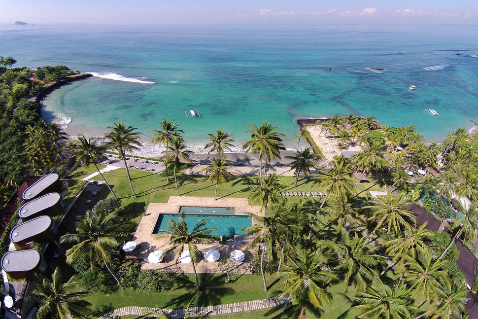 Een foto van het zwembad bij Candi Beach Resort & Spa
