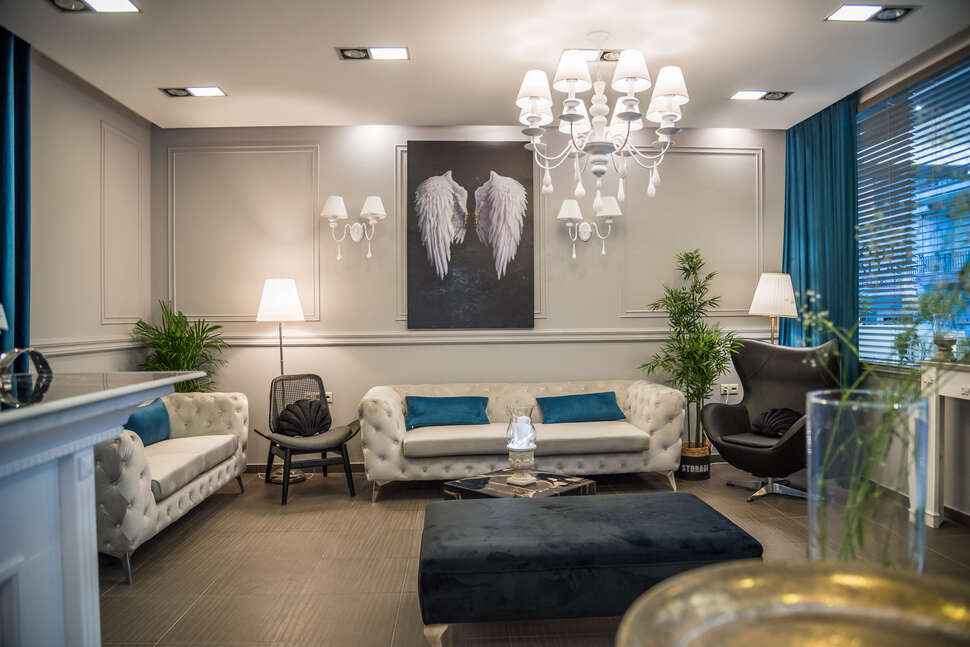 Een foto van het interieur van Aqua Mare Hotel