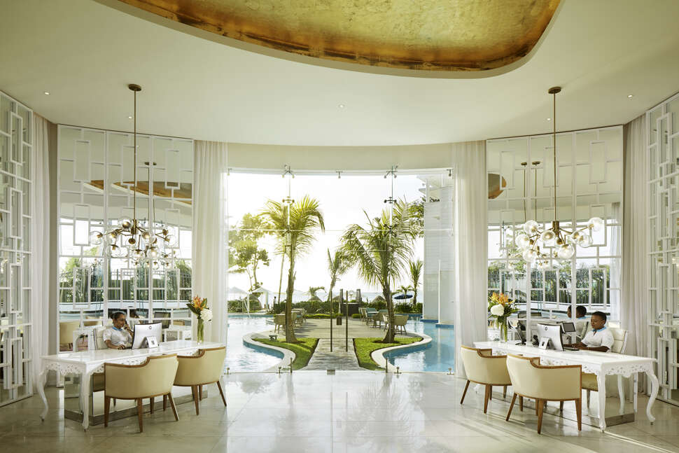 Een foto van het interieur van Azul Beach Resort Negril by Karisma