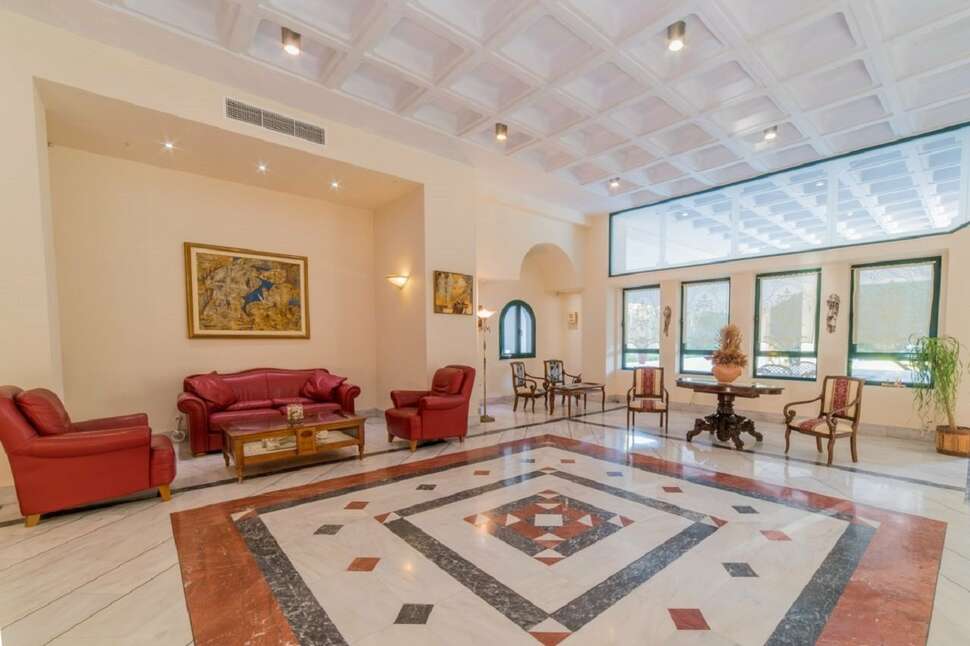Een foto van het interieur van Ilaria Hotel