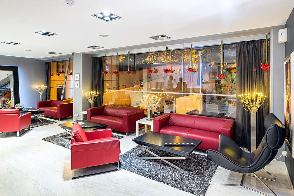 Een foto van het interieur van Rocamar Exclusive Hotel & Spa